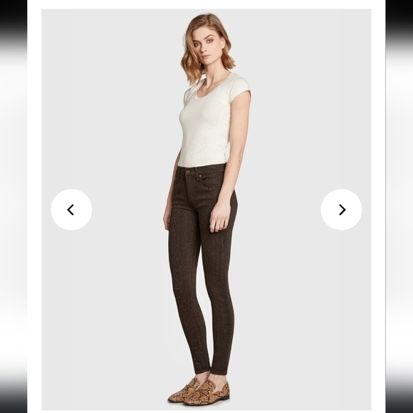 Principle Denim Dreamer Style in Chocolate Python, Size 28 - Picture 2 of 13